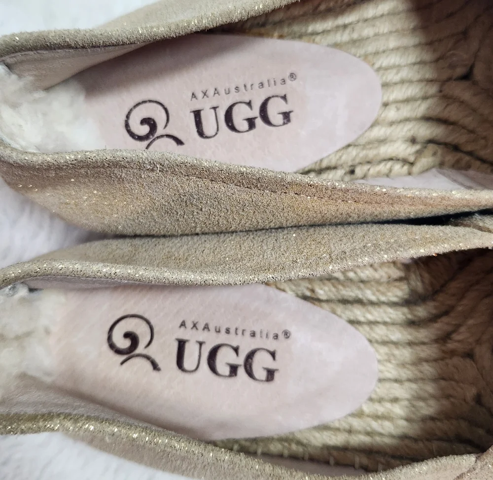 AX Australia UGG Beaded Espadrilles